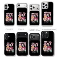 Chibi Demon Slayer Tanjiro Nezuko Zenitsu art Phone Case