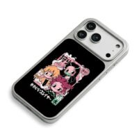 Chibi Demon Slayer Tanjiro Nezuko Zenitsu art Phone Case