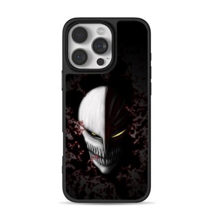 Bleach Ichigo hollow mask yellow eyes dark bloody Phone Case