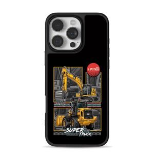 CAT excavator loader Super Truck Thailand 2021 art Phone Case