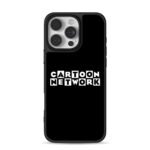 Cartoon Network block logo on black background Phone Case
