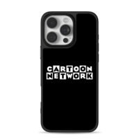 Cartoon Network block logo on black background Phone Case