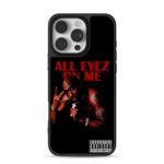 2Pac All Eyez On Me with parental advisory label Phone Case