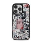 Billie Eilish vintage scrapbook collage Phone Case