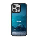 Anime Sisyphus man pushing stone KEEP TRYING art Phone Case