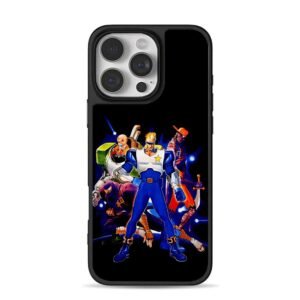 Captain Commando retro arcade game hero team artwork Phone Case
