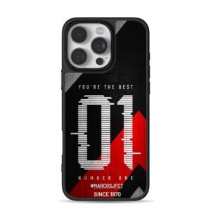 01 numberone youre best marcosjfc7 1970 red black Phone Case