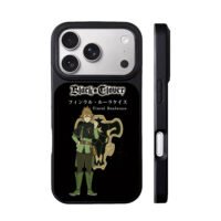 Black Clover Finral Roulacase with Black Bulls emblem Phone Case