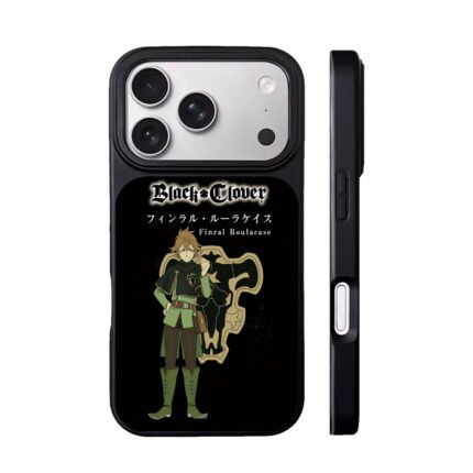 Black Clover Finral Roulacase with Black Bulls emblem Phone Case