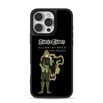 Black Clover Finral Roulacase with Black Bulls emblem Phone Case