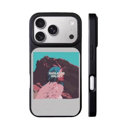 Badlands Halsey blue haired girl desert mountains Phone Case
