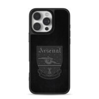 Arsenal FC retro heraldic shield with cannon and team motto Phone Case