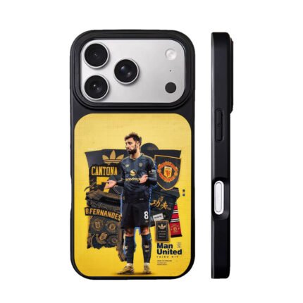 Bruno Fernandes Man Utd 2526 third kit football art Phone Case