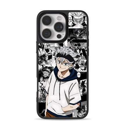 Asta Black Clover manga panel collage casual anime art Phone Case
