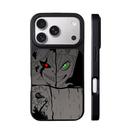 Black Clover Asta and his demon form manga panels Phone Case