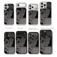 Black Clover Asta and his demon form manga panels Phone Case