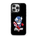 Chibi Captain America shield Avengers Marvel art Phone Case