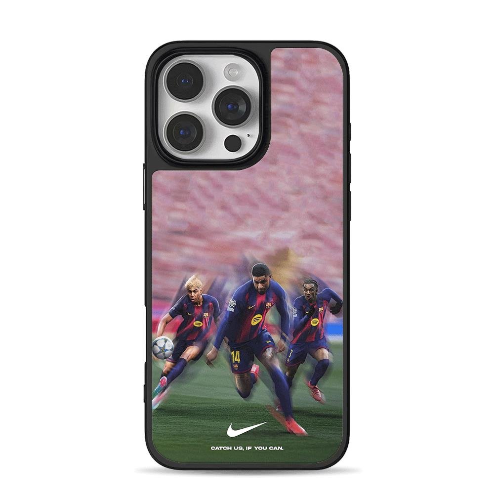 Barcelona footballers playing football match Nike Phone Case Barcelona footballers playing football match Nike Phone Case