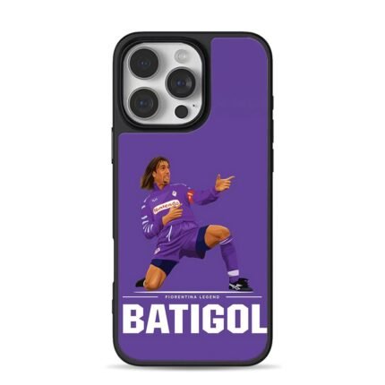 Batigol Batistuta Fiorentina football legend art Phone Case