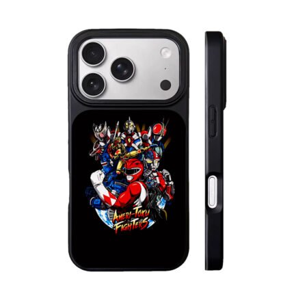 Ameri Toku Fighters tokusatsu power ranger team Phone Case