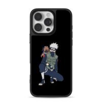 Anime Kakashi Hatake with Pakkun on his shoulder Phone Case