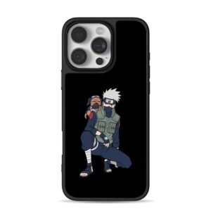 Anime Kakashi Hatake with Pakkun on his shoulder Phone Case