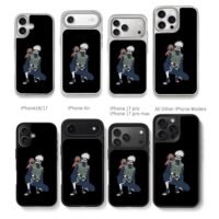 Anime Kakashi Hatake with Pakkun on his shoulder Phone Case