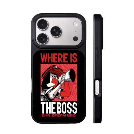 Beret girl megaphone where is boss ena dream bbq Phone Case