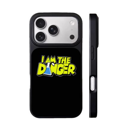 Breaking Bad I Am The Danger lab beaker art Phone Case