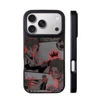 Blue Lock soccer boy red glow collage football Phone Case