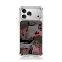 Blue Lock soccer boy red glow collage football Phone Case