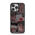 Blue Lock soccer boy red glow collage football Phone Case