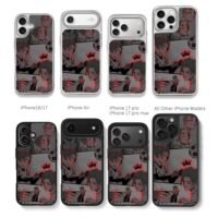 Blue Lock soccer boy red glow collage football Phone Case