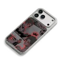 Blue Lock soccer boy red glow collage football Phone Case