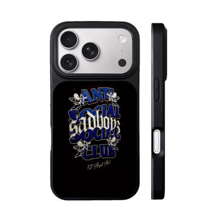 Anti Social Social Club sadboy with cupid angels Phone Case
