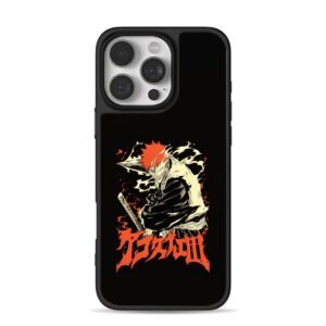 Bleach Hollow Ichigo with katana anime art Phone Case