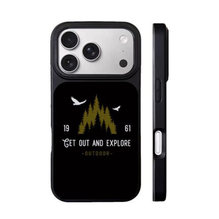 1961 pine forest flying eagles Get Out And Explore Outdoor Phone Case