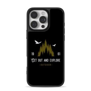1961 pine forest flying eagles Get Out And Explore Outdoor Phone Case