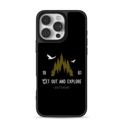 1961 pine forest flying eagles Get Out And Explore Outdoor Phone Case