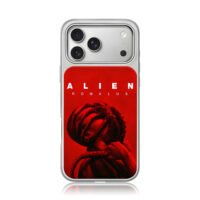 Alien Romulus red horror facehugger movie graphic Phone Case