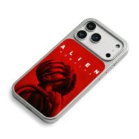 Alien Romulus red horror facehugger movie graphic Phone Case