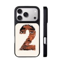 2pac face forming number 2 art Phone Case
