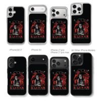 Alien Romulus horror poster with xenomorph and cast Phone Case
