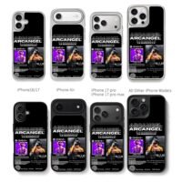 Arcangel photos text logos Spotify code design Phone Case