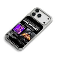 Arcangel photos text logos Spotify code design Phone Case