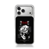 Berserk Skull Knight gothic metal skull art print Phone Case