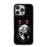 Berserk Skull Knight gothic metal skull art print Phone Case