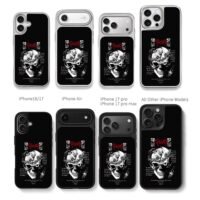 Berserk Skull Knight gothic metal skull art print Phone Case