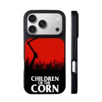 Children of the Corn scythe cornfield horror art Phone Case