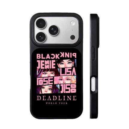 Blackpink Jennie Lisa Rose Jisoo anime tour graphic Phone Case